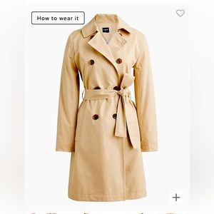 J. Crew trench coat size 6